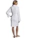 100% Cotton Waffle Weave Robe Kimono Spa Bathrobe Made in Turkey Diamond Pattern Unisex (White, Small / Medium)