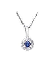 Sapphire & Diamond Pendant