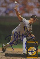 Paul Wagner, Pittsburgh Pirates, 1994 Donruss Autographed Card