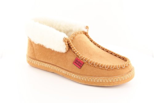 Camel Faux-Suede Boots with Fleece Lining. 43 EU (10 M US Men/11.5 M US Women)