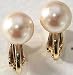Monet 10mm Simulated Pearl Ball Clip Earrings SIMULATED PEARL