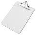 Saunders 21803 Transparent Plastic Clipboard, Letter Size, Clear, Carton of 12