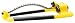 LR Nelson Turbo-Heart Oscillating Sprinkler with 3,250 Square-Foot Coverage, Yellow and Gray #1330