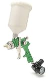 Vaper HVLP Gravity Feed Spray Gun, Green Body