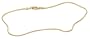 14k Yellow Gold 1mm Snake Chain Anklet, 9"