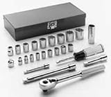 Wright Tool A33 25pc 3/8 Drive 6 & 12pt Fractional Ratchet/Socket Set