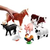 Learning Resources Jumbo Farm Animals, Set of 7