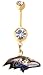 Ravens NFL belly button ring