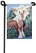 Chinese Crested Dog Garden Flags-in Flowers I