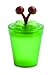 A di Alessi Happy Spices Container, Green (ASG09 5GR)