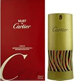 Must de Cartier by Cartier for Women 1.6 oz Parfum Classic Spray Refillable (Relaunched Edition)