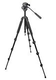 Polaroid Studio Series 64″ Professional Tripod With Ultra Smooth Pan/Tilt Ball Head Includes Deluxe Tripod Carrying Case + Additional Quick Release Plate For The Nikon 1 J1, V1, D40, D40x, D50, D60, D70, D80, D90, D100, D200, D300, D3, D3S, D700, D3000, D5000, D3100, D7000, D5100 Digital SLR Cameras