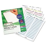 Avery Removable 2/3 x 3 7/16 File Folder Labels 750 Pack (6466)