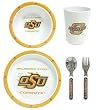Oklahoma State Cowboys 5 Piece Children's Dinner Set