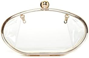 Pink Cosmo Women's Acrylic Oval Shape Box Clutch