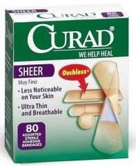 Bandage, Sheer, Curad, Assorted Sizes