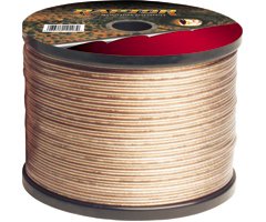 Raptor S12-500 12 Gauge Clear Speaker Wire