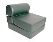 Studio Chair Sleeper Jr. Twin 28" Spruce Vinyl By Elite Furniture
