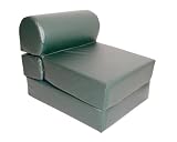 Studio Chair Sleeper Jr. Twin 28" Spruce Vinyl By Elite Furniture