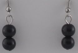 Ebony Globes Earrings