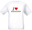 I LOVE ROCHESTER - City-series - White T-shirt