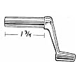 United States Hdwe. WP-8884C Metal Crank