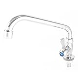 uxcell 洗面台の蛇口　浴室の蛇口ホット　洗面スワンネック　吐水タップ　6.3mm PT　おねじ