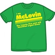 I Am McLovin (SuperBad Tee) T-Shirt (Mens Green)