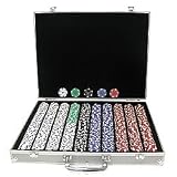 1,000 Landmark Casino 11.5 Gram Poker Chips w/ in ALUM Case