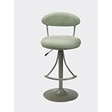 Venus Swivel Bar Stool Atmosphere Suede
