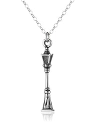 Bob Siemon Sterling Silver Narnia Lamp Post Pendant Necklace, 18"