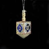 Kurt Adler 4-Inch Noble Gems Glass Jewish Dreidel Ornament
