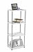 Convenience Concepts 151055 4-Tier Bookshelf / Media Tower, White
