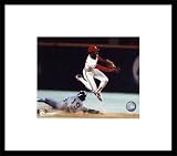 Ozzie Smith - Turning double play Framed Framed Art Poster Print, 15x13