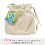 giggle Better Basics Contoured Sherpa Change Pad Cover (Organic)