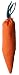Castor & Pollux Curious Cat Organic Catnip, Single Carrot Toy, Refillable Packages (Pack of 12)