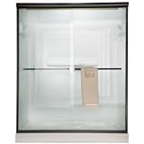 American Standard AM00.390422.213T2 Euro Frameless By-Pass Shower Doors