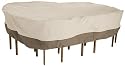 Classic® Oval Veranda Patio Table and 6 - Chair Cover Set