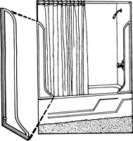 Cover image : Tub Shower Splash Guard - 44
