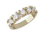 Blossom - size 14.00 14K Yellow Gold Diamond Cut Ring - B0002HFXO4