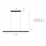 CASABLANCA Helios-Led LED-Pendelleuchte HE20-LB60AB