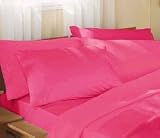 Supersoft Fuchsia King Size Box Pleated Platform (Base) Valance Sheet