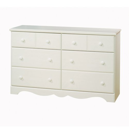 Childrens Toyshop  Toys : Vanilla 6 Drawer Dresser
