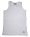 Celeritas Sports Womens Racerback Gym Tank/ White with Violet Logo Item Number 90015