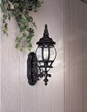 Minka Lavery Lights 9030-66 Medium Wall Mount Light - Black Easton Outdoor Lighting