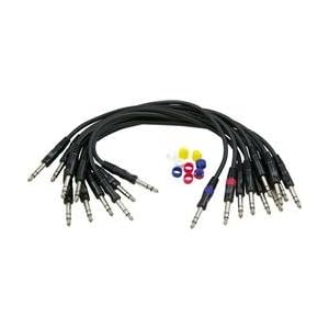AP Audio TRS Stereo Patch Cable 10 Pack by 