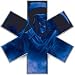Grim Reaper Star of Life EMT EMS Blue 6 Reflective Decal