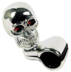Chrome Skull Steering Wheel Spinner Knob