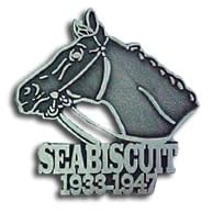 Seabiscuit Antique Pin 1933 - 1947