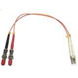1ftFiberOpticAdapterCableLC(Male)toST(Female)Multimode62.5/125Duplex